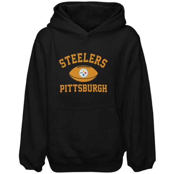 Men Pittsburgh Steelers Preschool Standard Issue Pullover Hoodie Black